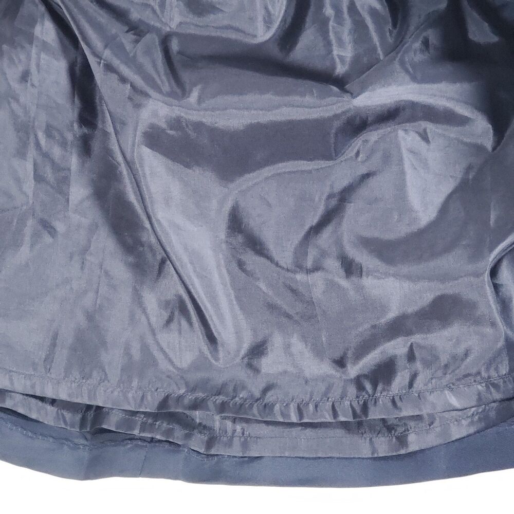 Chloe & Reese Women's Dress Size 2 Navy Blue 100% Silk Taffeta Peplum Lined - Picture 5 of 9